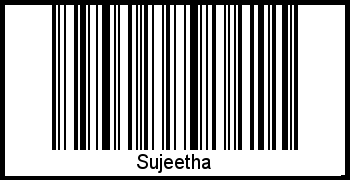 Sujeetha als Barcode und QR-Code