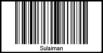 Barcode-Foto von Sulaiman