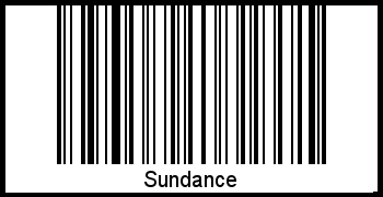 Sundance als Barcode und QR-Code