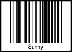 Interpretation von Sunny als Barcode
