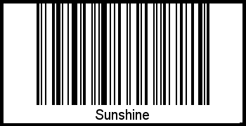 Barcode-Grafik von Sunshine
