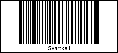 Barcode-Foto von Svartkell