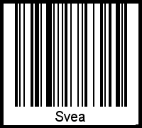 Svea als Barcode und QR-Code