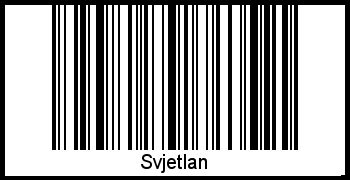 Svjetlan als Barcode und QR-Code