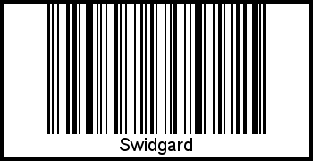 Swidgard als Barcode und QR-Code