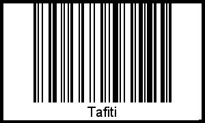 Interpretation von Tafiti als Barcode