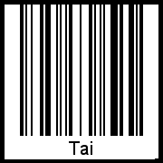 Interpretation von Tai als Barcode