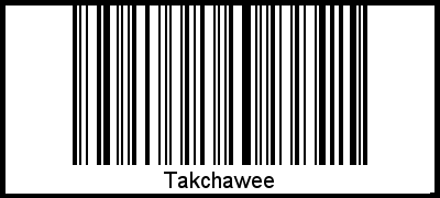 Barcode-Foto von Takchawee