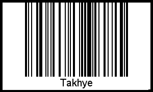 Barcode-Grafik von Takhye