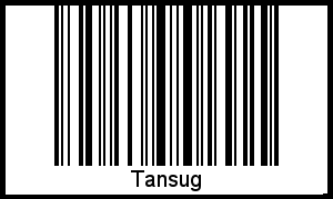 Barcode-Grafik von Tansug