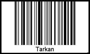 Tarkan als Barcode und QR-Code