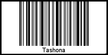 Interpretation von Tashona als Barcode