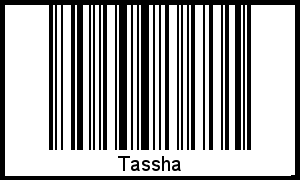 Interpretation von Tassha als Barcode