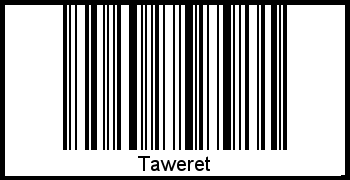 Interpretation von Taweret als Barcode