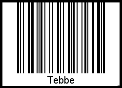 Barcode-Foto von Tebbe