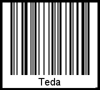 Barcode-Foto von Teda