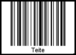 Barcode-Grafik von Teite