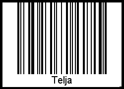 Interpretation von Telja als Barcode