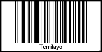 Interpretation von Temilayo als Barcode