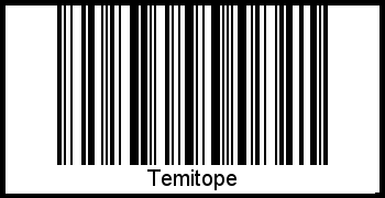 Barcode-Foto von Temitope