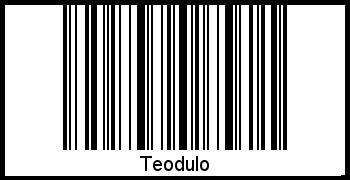 Teodulo als Barcode und QR-Code