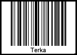 Terka als Barcode und QR-Code