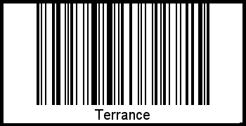 Terrance als Barcode und QR-Code