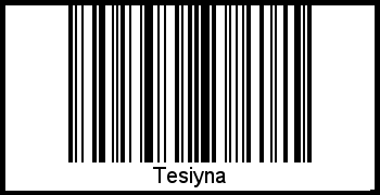 Interpretation von Tesiyna als Barcode