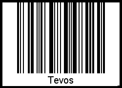 Barcode-Foto von Tevos