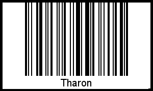 Tharon als Barcode und QR-Code