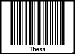 Barcode-Grafik von Thesa