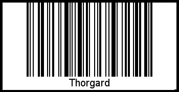 Interpretation von Thorgard als Barcode