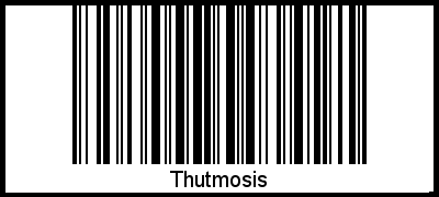 Barcode-Grafik von Thutmosis