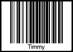 Interpretation von Timmy als Barcode