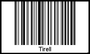 Interpretation von Tirell als Barcode