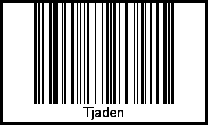 Der Voname Tjaden als Barcode und QR-Code
