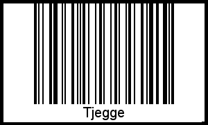 Interpretation von Tjegge als Barcode