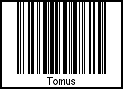 Tomus als Barcode und QR-Code