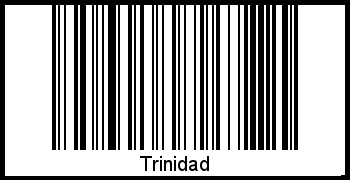 Trinidad als Barcode und QR-Code