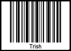 Interpretation von Trish als Barcode