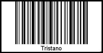 Interpretation von Tristano als Barcode