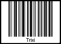 Interpretation von Trixi als Barcode