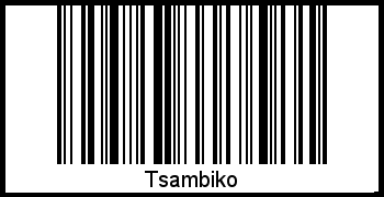 Barcode-Grafik von Tsambiko