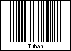 Interpretation von Tubah als Barcode