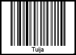 Interpretation von Tuija als Barcode
