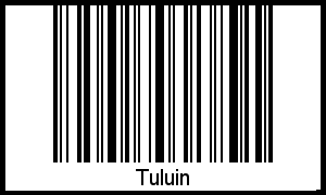 Tuluin als Barcode und QR-Code