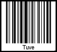 Interpretation von Tuve als Barcode