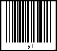 Interpretation von Tyll als Barcode