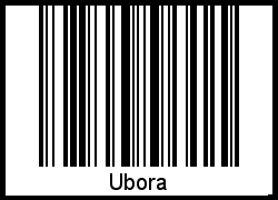 Ubora als Barcode und QR-Code