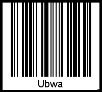 Barcode-Foto von Ubwa